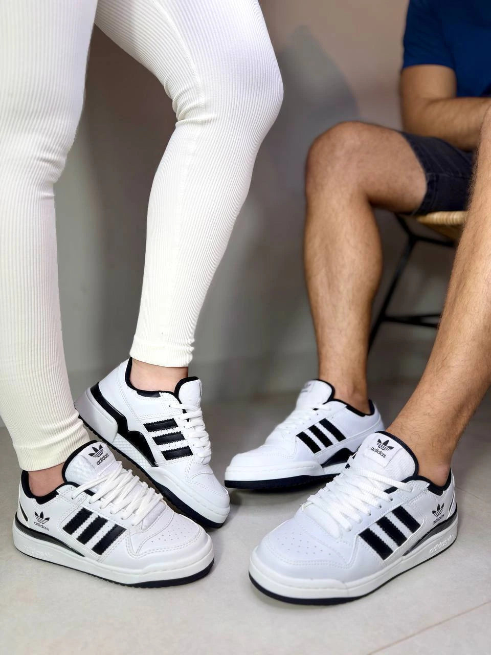 Tênis adidas Forum Low Core White / Core Black